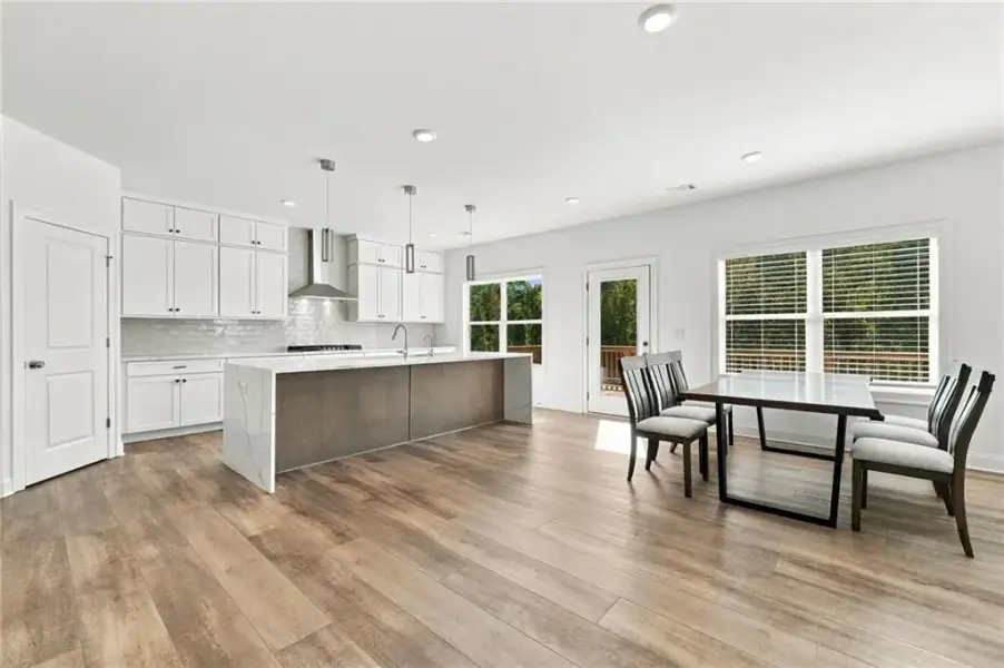 Furnished interior view inside a new home in , Conyers (Image 8).