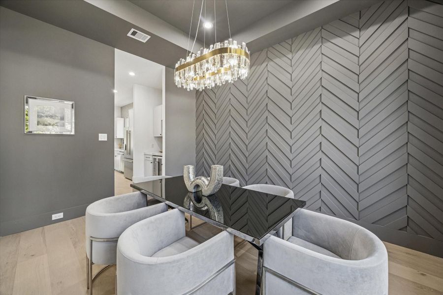 Furnished interior view inside a new home in , Houston (Image 9).