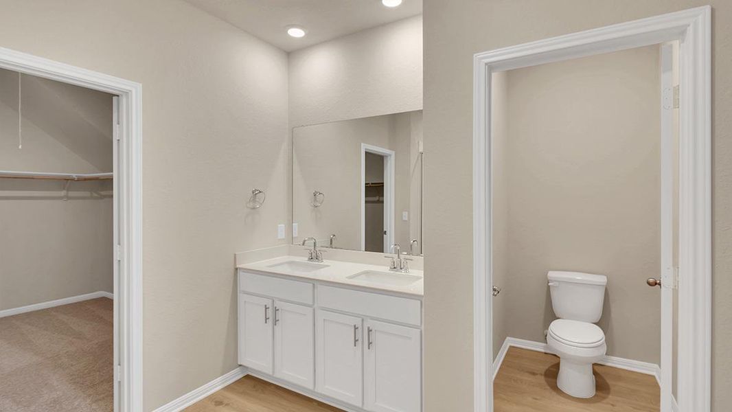 Furnished interior view inside a new home in Bar W Ranch, Leander (Image 8).