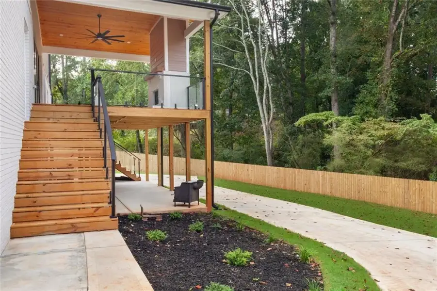 Exterior details and patio area of a home in , Marietta (Image 3).