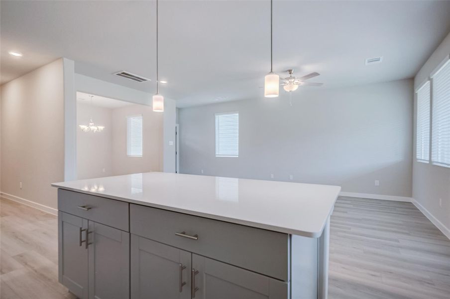 Furnished interior view inside a new home in McClendon Park Village, Houston (Image 8). Furnished interior view inside a new home in McClendon Park Village, Houston (Image 8).