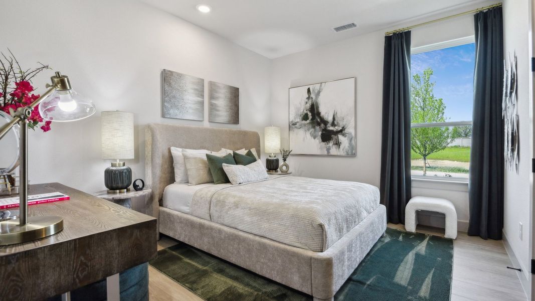 Representative furnished interior of a home built from the Sophie by Normandy Homes in Painted Tree - South, McKinney (Image 6).