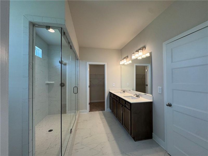 Furnished interior view inside a new home in Rosewood Lake Preserve, Hoschton (Image 9).