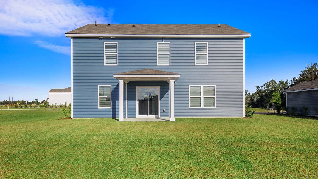 Exterior details and patio area of a home in Preserve at Cypress Commons, Conway (Image 4).