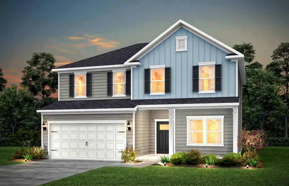 Front exterior of a home in the Indigo Park community, located in Easley, SC (Image 13).