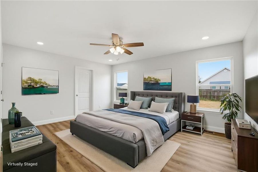 Furnished interior view inside a new home in , Eton (Image 17).