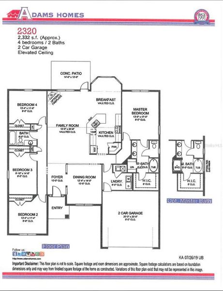 2D floor plan layout of this home in , North Port, FL (Image 1). 2D floor plan layout of this home in , North Port, FL (Image 1).