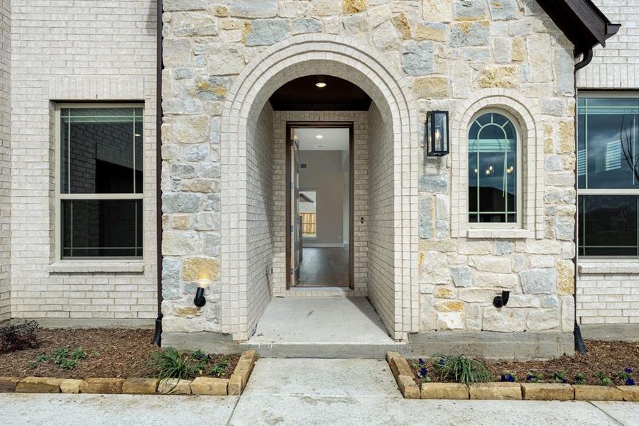 Exterior details and patio area of a home in ArrowBrooke, Aubrey (Image 28). Exterior details and patio area of a home in ArrowBrooke, Aubrey (Image 28).