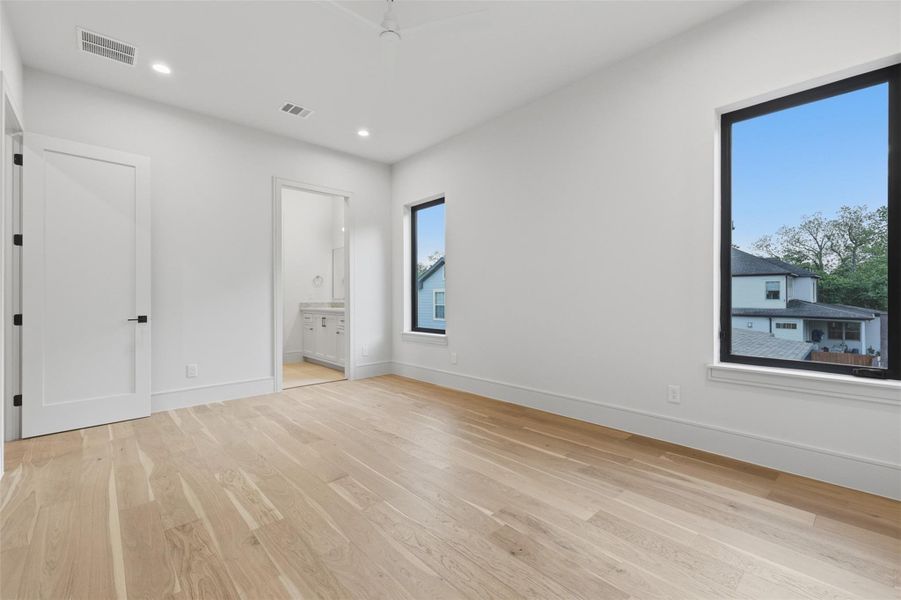 Large secondary bedrooms