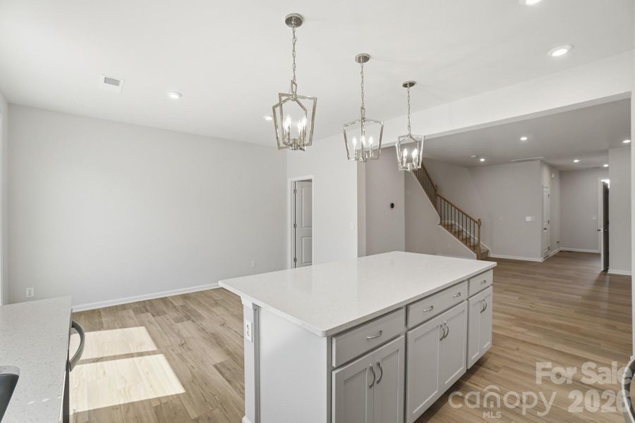 Furnished interior view inside a new home in Arbor Chase, Clover (Image 6). Furnished interior view inside a new home in Arbor Chase, Clover (Image 6).