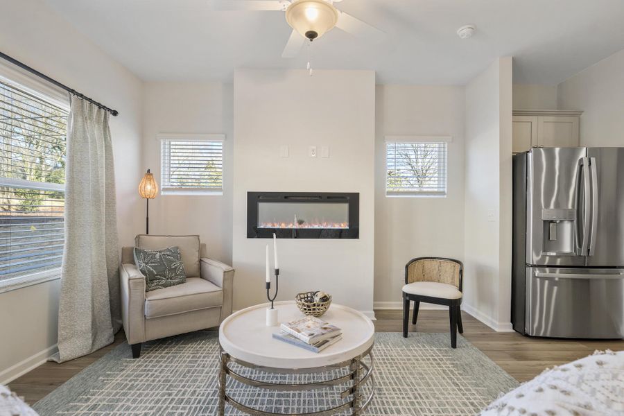 Furnished interior view inside a new home in Central Creek, Goose Creek (Image 13).