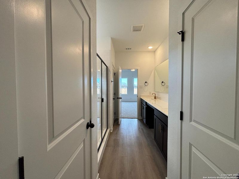 Furnished interior view inside a new home in The Summit at Saddlebrook Ranch 55's, Schertz (Image 11).