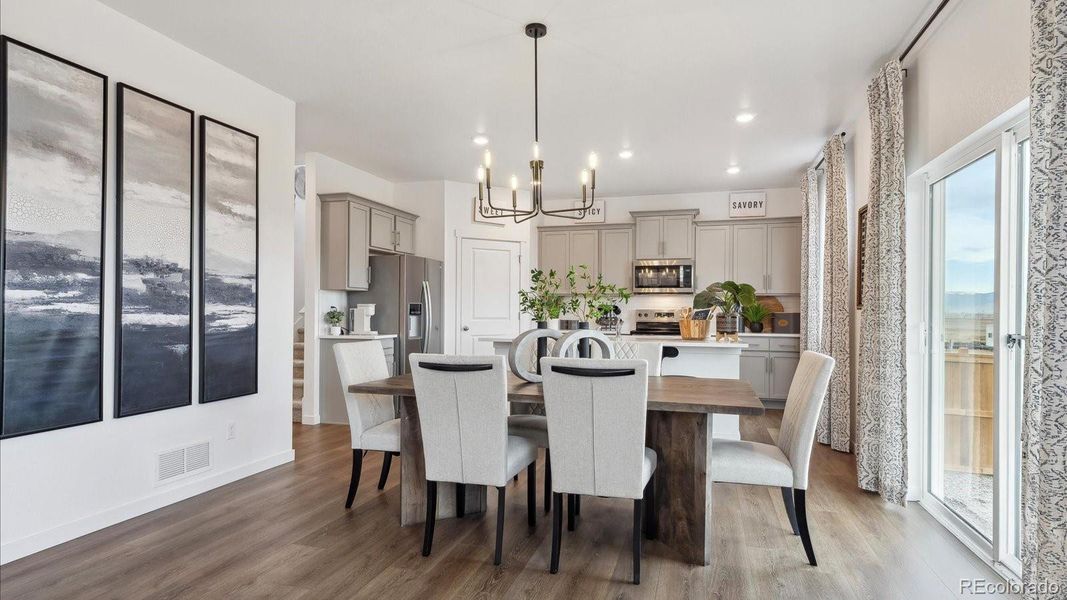 Furnished interior view inside a new home in Lakeside Canyon, Mead (Image 13).
