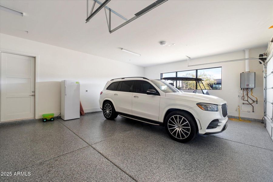 3-Car Epoxy Garage w/ Minisplit