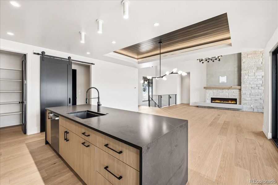 Furnished interior view inside a new home in , Breckenridge (Image 4).