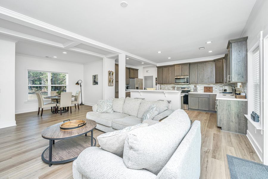 Furnished interior view inside a new home in , Cottageville (Image 5).