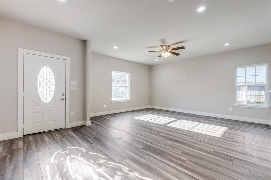 Similar home: Entryway with a wealth of natural light