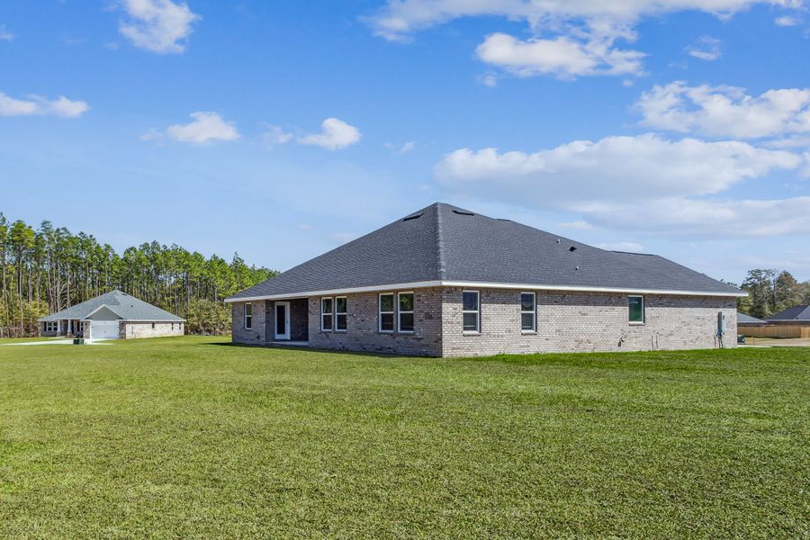 Representative exterior details of a home built from the The Turquoise by Herbst Homes in Walther Reserve, Milton (Image 71).