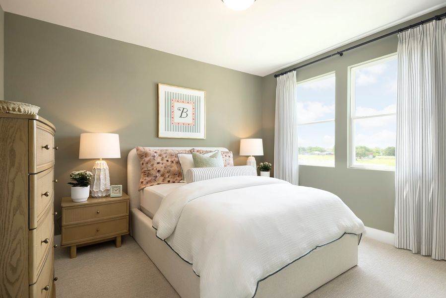 Representative furnished interior of a home built from the 3554 by Risewell Homes in Parkton Square, Kyle (Image 17).