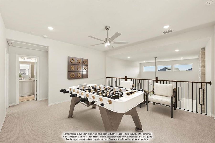 Furnished interior view inside a new home in Silo Mills, Joshua (Image 14).