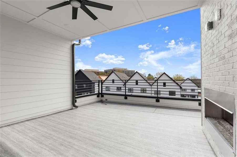 Exterior details and patio area of a home in , Alpharetta (Image 25).