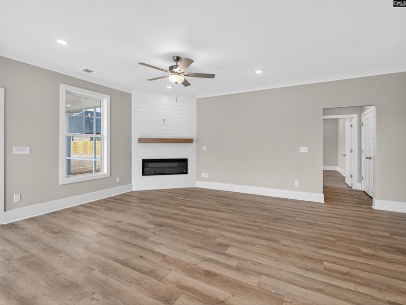 Spacious, unfurnished interior of a new home in Collins Cove, Chapin (Image 37).