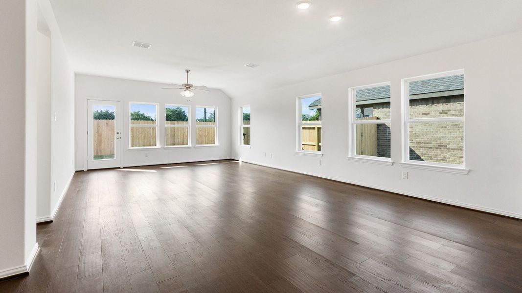 Representative furnished interior of a home built from the Fiji by Brightland Homes in Bridgeland Creekland Village, Cypress (Image 9).