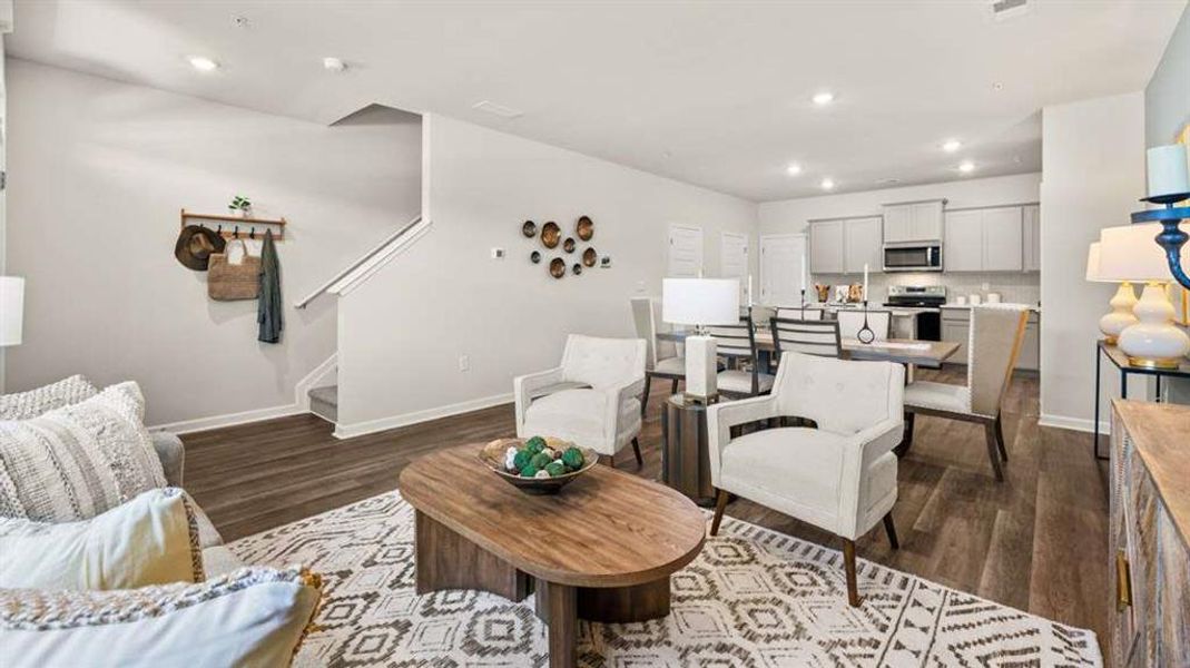 Furnished interior view inside a new home in , Stockbridge (Image 25).
