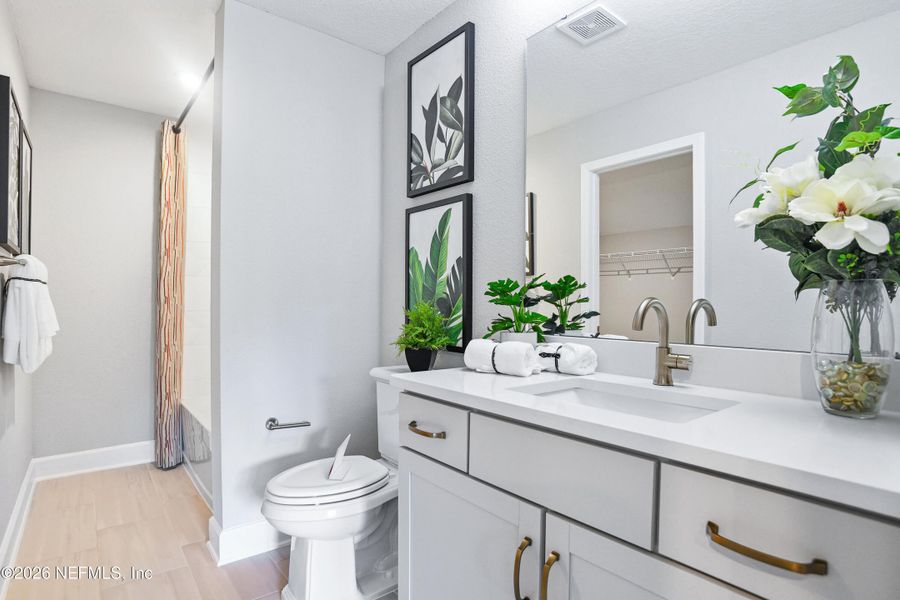 Furnished interior view inside a new home in , Palm Coast (Image 17).