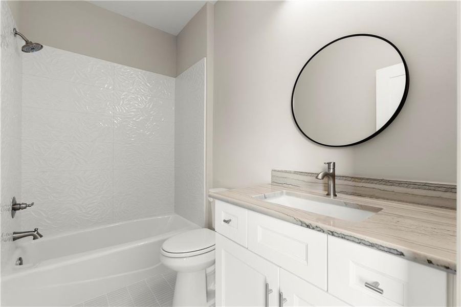 Furnished interior view inside a new home in , Powder Springs (Image 9). Furnished interior view inside a new home in , Powder Springs (Image 9).