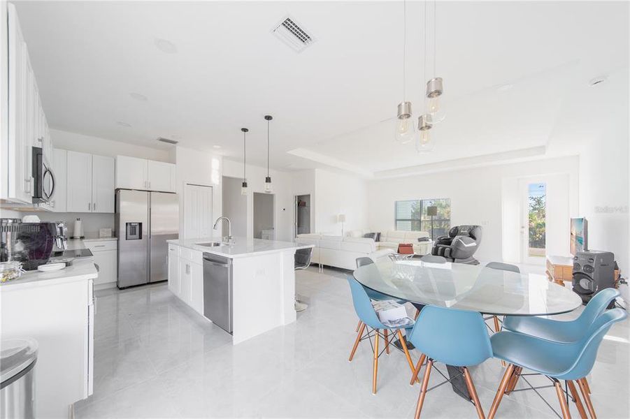 Furnished interior view inside a new home in , Port Charlotte (Image 15). Furnished interior view inside a new home in , Port Charlotte (Image 15).