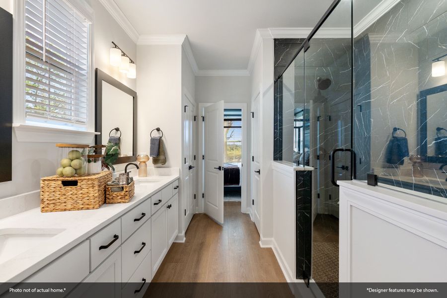 Furnished interior view inside a new home in Renaissance at White Oak, Garner (Image 14). Furnished interior view inside a new home in Renaissance at White Oak, Garner (Image 14).