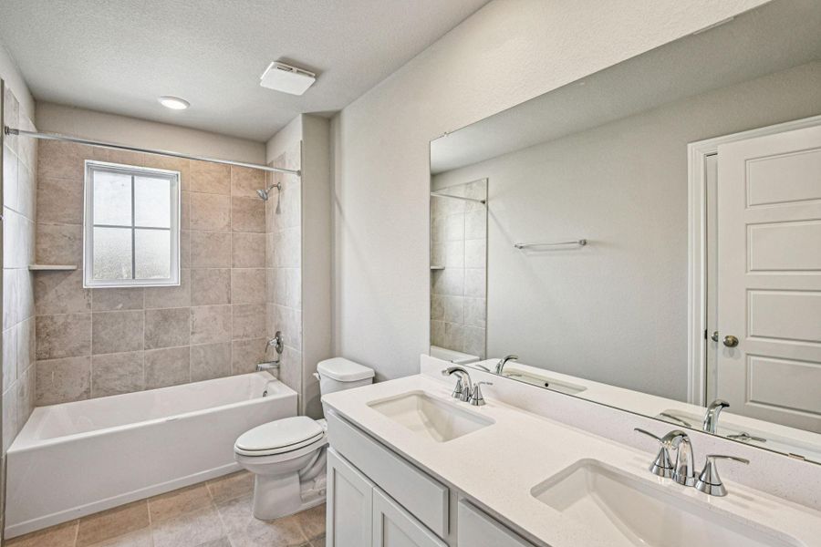 Photo is not of the actual home, but is an inspirational photo of builder’s model home and may depict options, furnishings, and/or decorator features that are not included