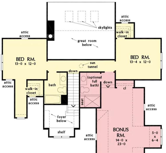 2D floor plan layout of this home in , Summerville, SC (Image 3).