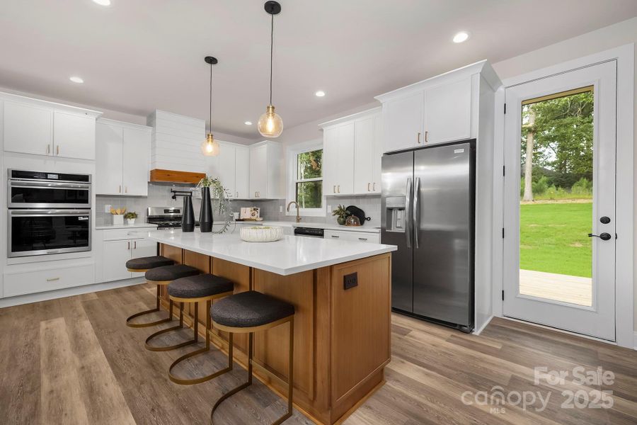 Furnished interior view inside a new home in , Charlotte (Image 9).