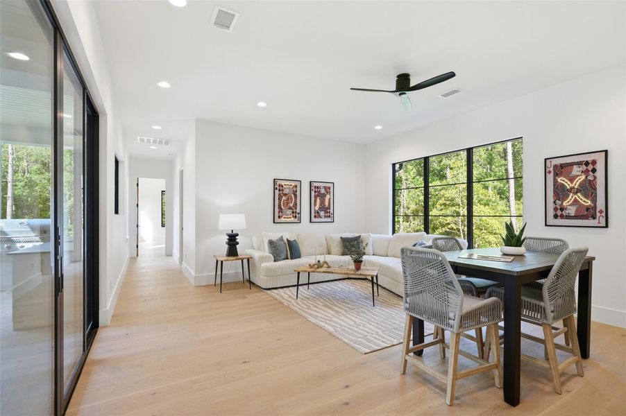 Furnished interior view inside a new home in , Montgomery (Image 38).