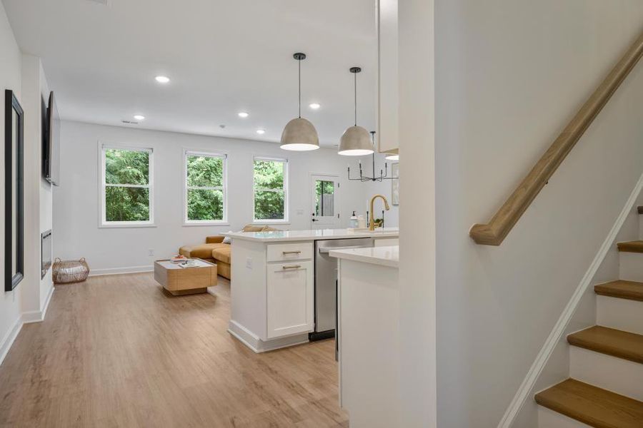 Furnished interior view inside a new home in , Kennesaw (Image 17).