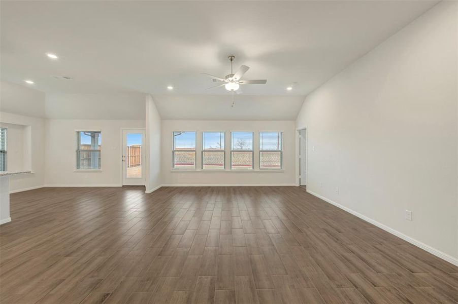 Spacious, unfurnished interior of a new home in The Preserve, Justin (Image 21).