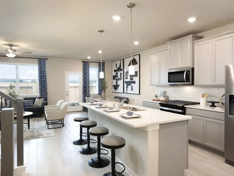 Furnished interior view inside a new home in Katy Grand Village - City Series, Katy (Image 8). Furnished interior view inside a new home in Katy Grand Village - City Series, Katy (Image 8).