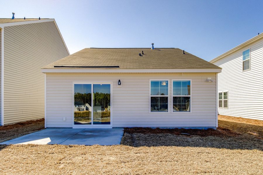 Exterior details and patio area of a home in Ellington, Elgin (Image 4).