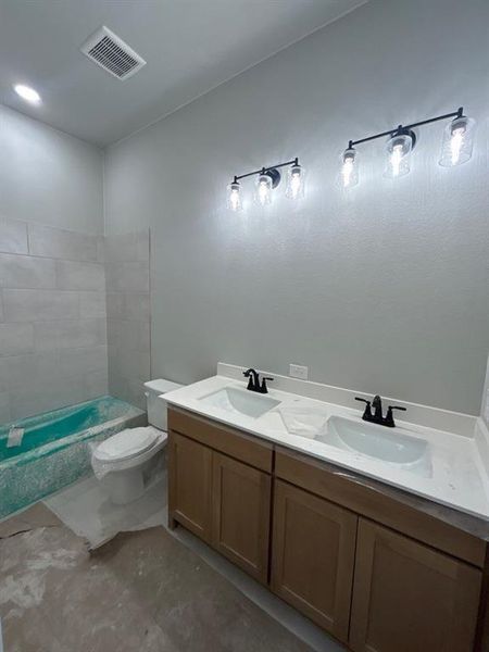 In-progress construction of a new home in Creekview Addition, Van Alstyne, TX (Image 16).