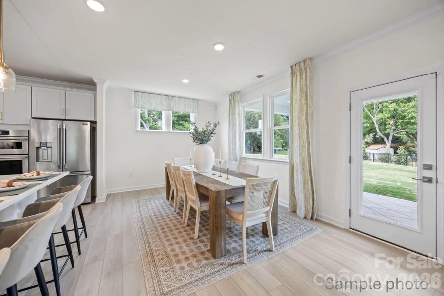 Example informal Dining area