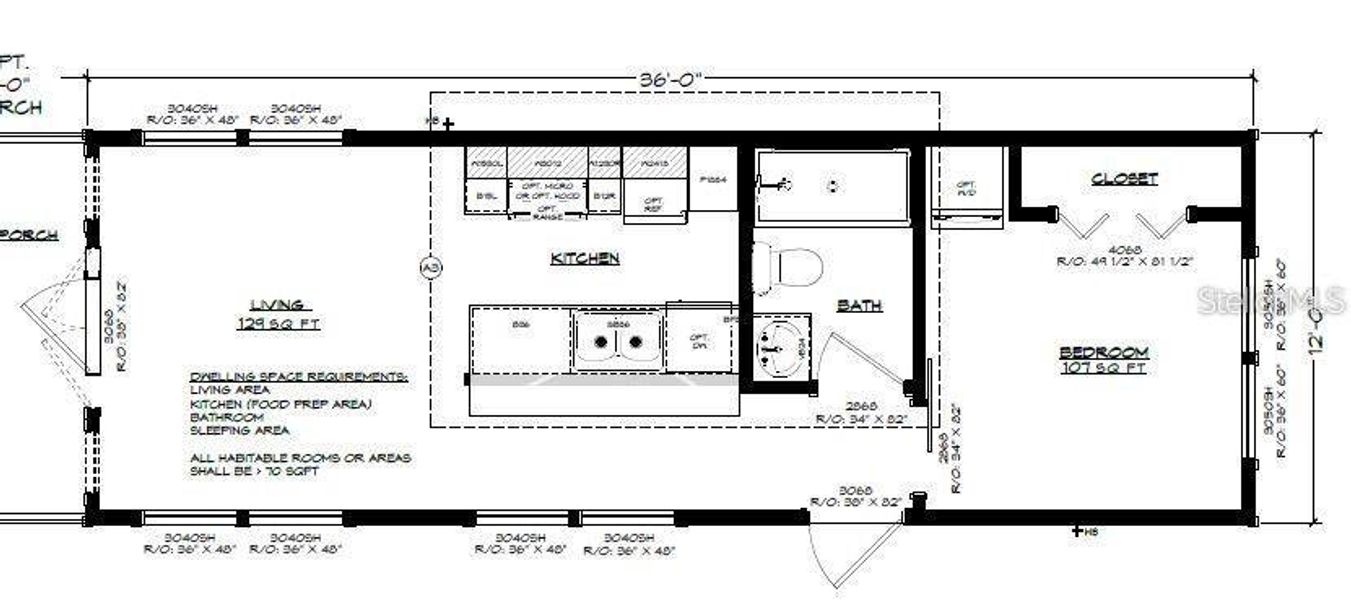 2D floor plan layout of this home in , Oviedo, FL (Image 3).