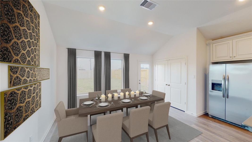 Furnished interior view inside a new home in Anniston, Katy (Image 3). Furnished interior view inside a new home in Anniston, Katy (Image 3).