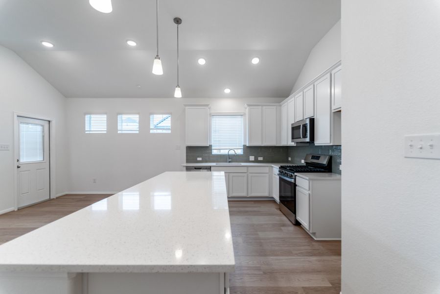 Furnished interior view inside a new home in Sunfield, Buda (Image 6).