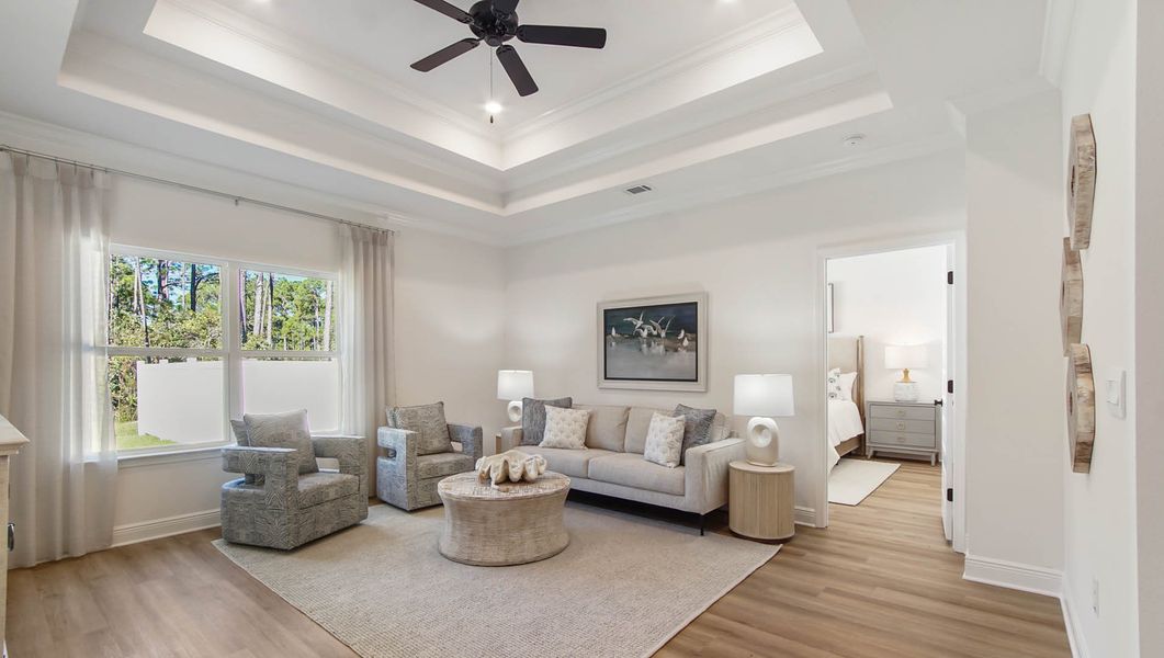 Furnished interior view inside a new home in Nellie Preserve, Santa Rosa Beach (Image 14).