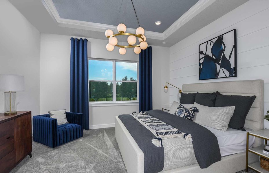 Furnished interior view inside a new home in Del Webb Stone Creek, Ocala (Image 7). Furnished interior view inside a new home in Del Webb Stone Creek, Ocala (Image 7).