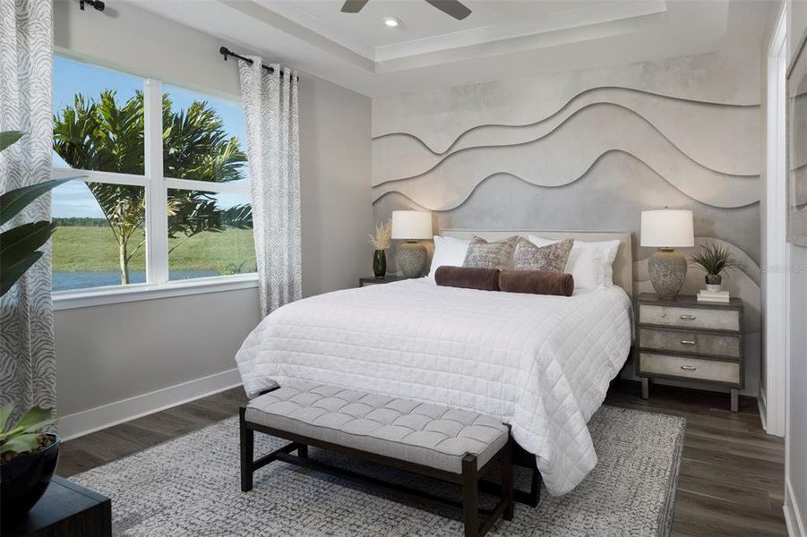 Furnished interior view inside a new home in Wellen Park, Venice (Image 8).