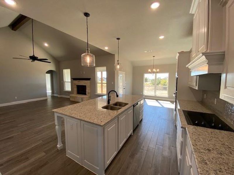 Furnished interior view inside a new home in , Azle (Image 4).