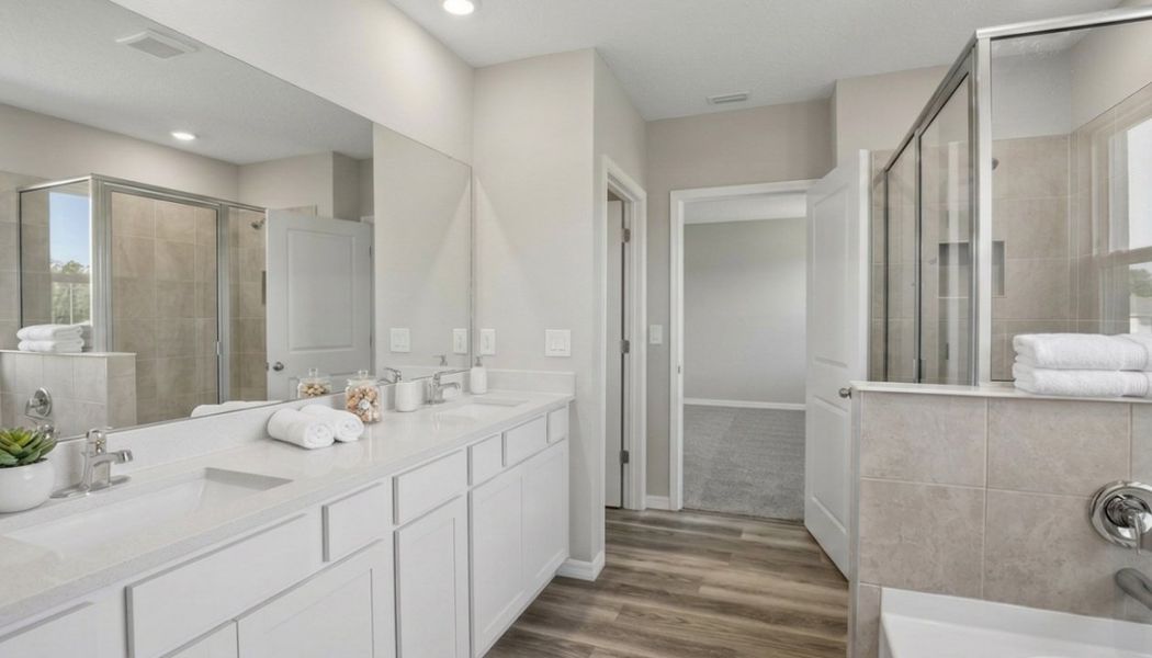 Furnished interior view inside a new home in Deerbrook, Land O' Lakes (Image 12).